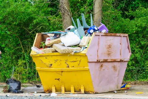 Central London streets with clean waste disposal