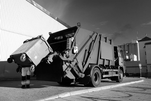 Central London waste collection services in action