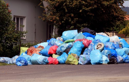 Community participating in waste management