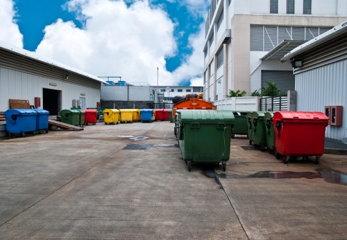 Close-up of Rubbish Collection Monument features