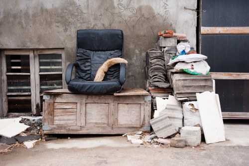 Clean and organized cleared living space