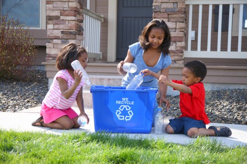 Community participating in waste management