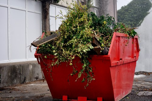 Construction site waste clearance in Central London